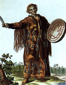 Archivní šamanská ilustrace